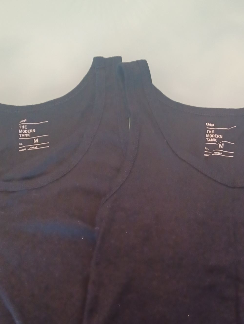 GAP The Modern Tank - Black Double Pack